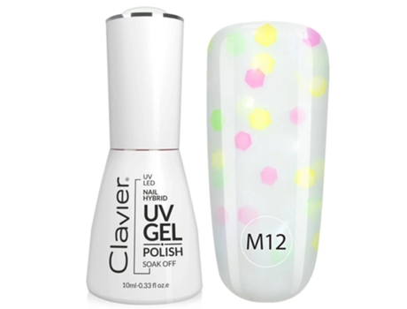 Luxury Hybrid Nail Polish M12 Papita, Multi Flavours, 10ml Clavier
