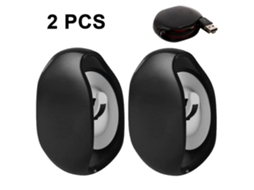 2 Peças Enrolador Automático Para Cabo De Fone De Ouvido Enrolador De Cabo Suporte Para Fone De Ouvido