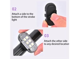 Luzes Estroboscópicas Para Carro, Iluminação Led Recarregável
