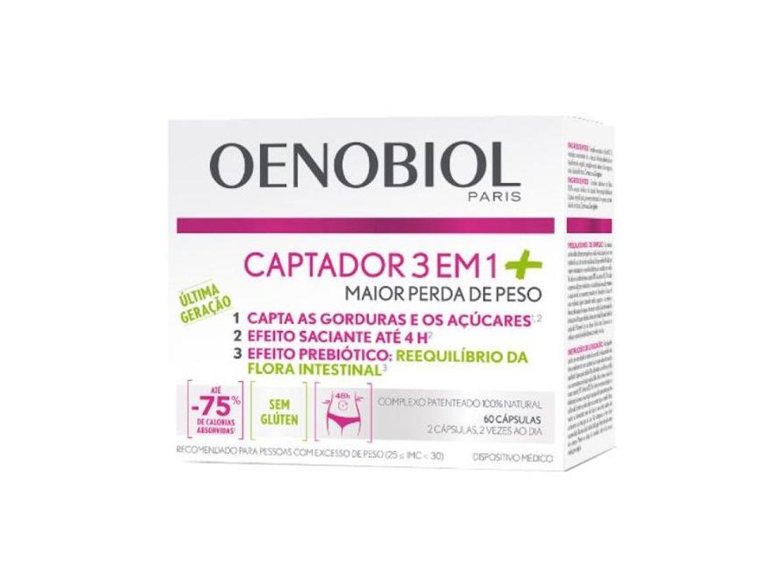 Suplemento Alimentar ﻿Oenobiol Captador 3Em1+ 60 Cápsulas