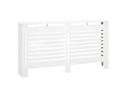 Radiador de Lâminas com Prateleira,madeira,172x19x81 Cm,branco BTFORUS