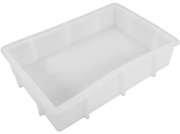 Molde Retangular Grande De Silicone Para Resina Epóxi, Fácil De Limpar E Armazenar.