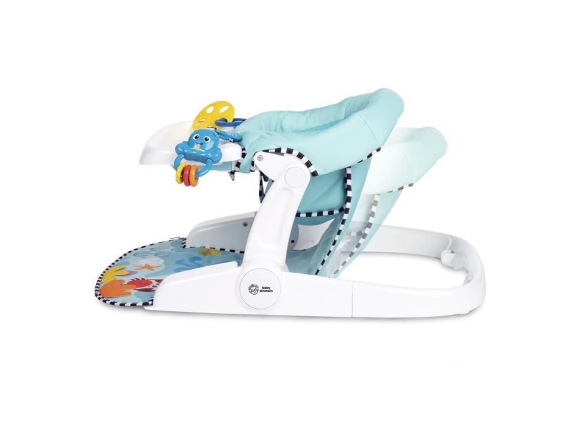Baby Einstein Assento De Aprendizagem Para Bebê Opus E Netuno Oferece Suporte Para Bebê, 2 Posições De Assento, Mesa De Atividades Baby Einstein Ocean
