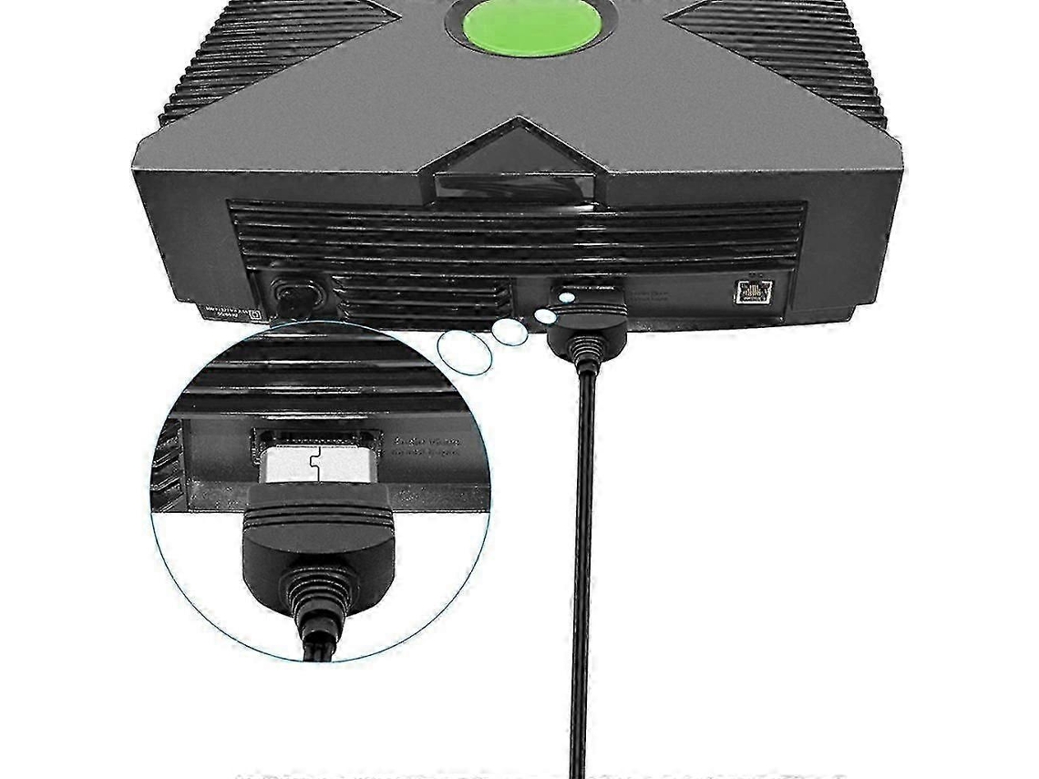 Adaptador Conversor Xbox Para Hdmi Com Suporte Para Áudio/vídeo Cabo De Conexão De Alta Definição Aquaforge