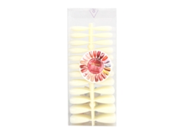 500 Pcs Pontas De Unha Falsa De Alta Tenacidade Cor Natural Ferramenta De Manicure Diy