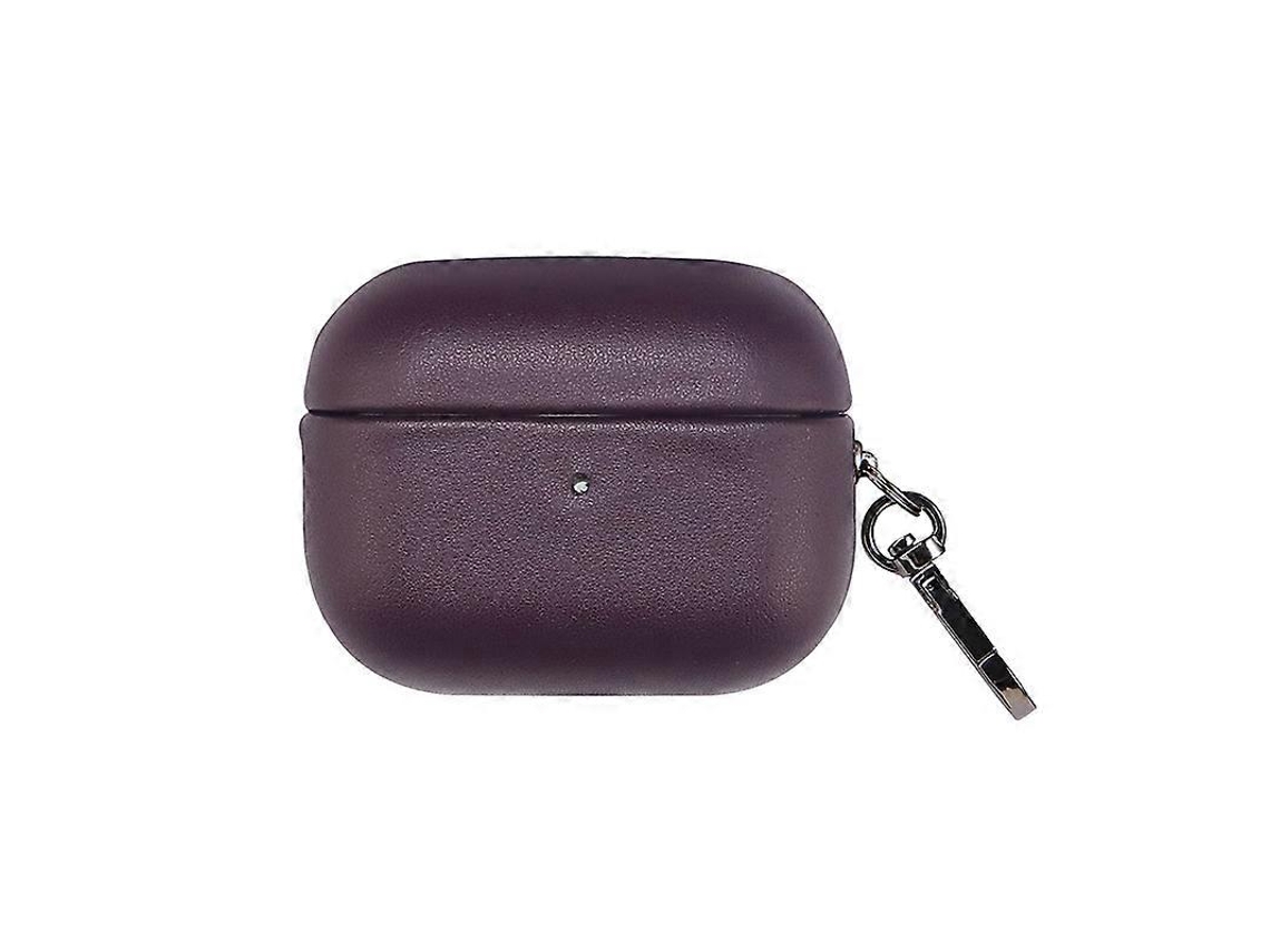 Capa protetora em couro PU para fones de ouvido Bluetooth sem fio Apple AirPods 3 GIECY