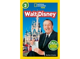 Livro National Geographic Kids Readers Walt Disney de Barbara Kramer (Inglês)