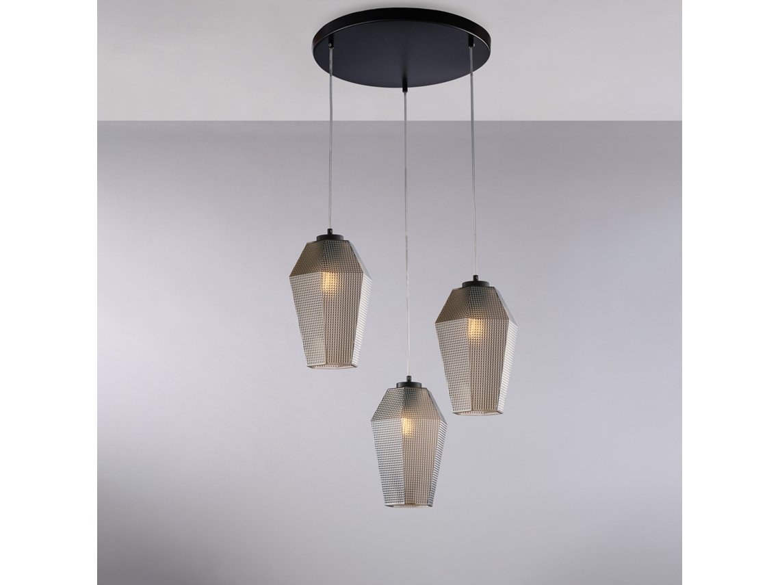 Plafon Mikado Com Luzes Orientáveis ​​em Metal E Alumínio Lacado Branco Com Led Integrado 5 Max 85 Bl276 Pl9 Bc Belight