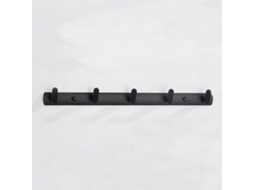 Cabideiro De Parede Para 3/4/5/6 Pessoas Com 5 Ganchos, Estrutura Resistente E Barra De Metal Para Pendurar.