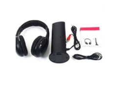 Fone De Ouvido Sem Fio 5 Em 1 Com Transmissor Fm: Over Ear, Com Fio, Rádio Fm, Monitoramento, Chat (até 10m)