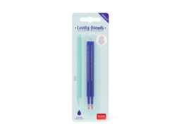 Kit 2 Recargas Azul Caneta Lovely Friends LEGAMI