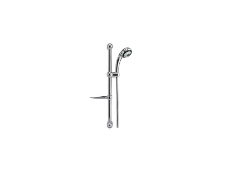 Conjunto De Barra De Chuveiro Saboneteira Telefone Mangueira Cromada 3740 Cis