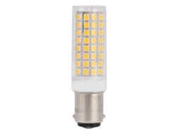 Lâmpada LED BA15d regulável 12W 1000lm 360° 102 LEDs branco quente para lustres | S/MARCA