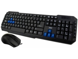 Rato Gaming 3GO Combodrile2  + Teclado Espanhol