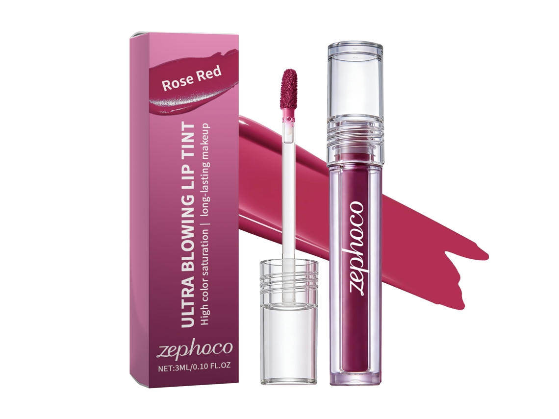 Brilho Labial Rosa Vermelha Claro Uniforme