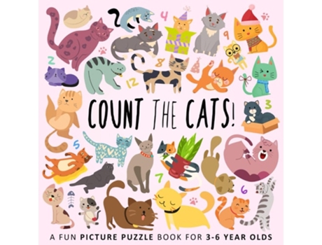 Livro Count the Cats! A Fun Picture Puzzle Book for 3-6 Year Olds de Webber Books (Inglês)