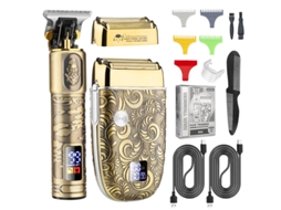 Aparador Multifunções Barba e Cabelo TRUMSEN 962 Dourado