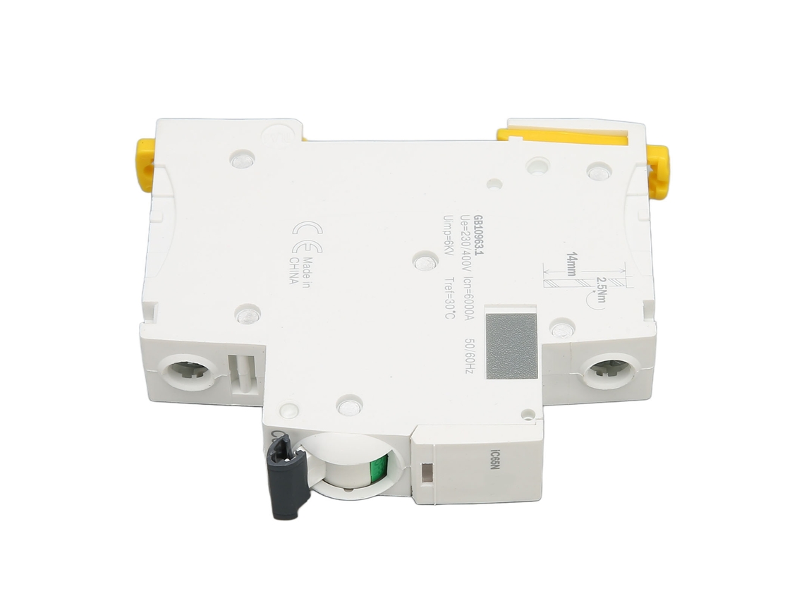 Veloriskku-interruptor De Circuito Residencial 1p Com Clip De Doble Bloqueo Protección Contra Fugas De Corriente 6a 230v 400v