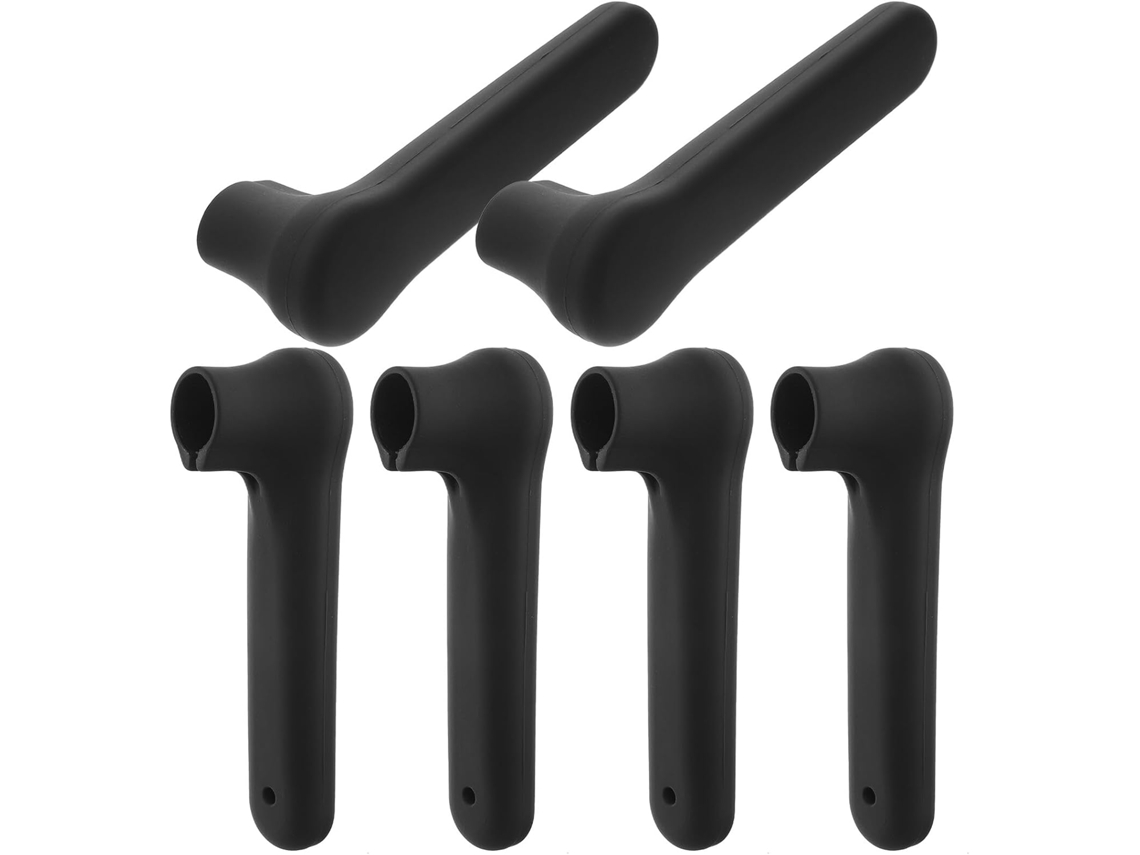 Conjunto De 6 Protetores Maçaneta Porta À Prova Bebês, Em Silicone, Anticolisão, Para Maior Segurança
