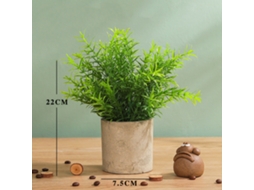 Vasos de Plantas Artificiais, Mini Vasos de Plantas Artificiais, 1 Peça BRILVIBERA