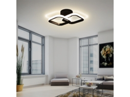 Rebe-lâmpada De Teto Led Neoglint Design Quadrado 3 Cores Para Corredor, Quarto, Sala, Varanda, Corredor, Escada