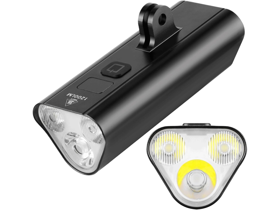 Farol De Bicicleta Com 6 Modos, À Prova D'água E Equipamento