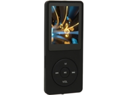 Hidyliu MP3/MP4 Player de 8 GB, tela de 1,8 polegadas, 8 GB de armazenamento, 30 horas de reprodução, esportivo, compacto, leve, ideal para viagens (preto)