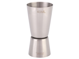 Copo Medidor de Aço Inox 304 LAXISCREED 40/20cc