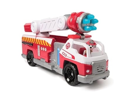 Patrulha Canina Veículo de Brinquedo Resgate de Incêndio DLX Caminhão de Bombeiros 6072600 P25spin Master