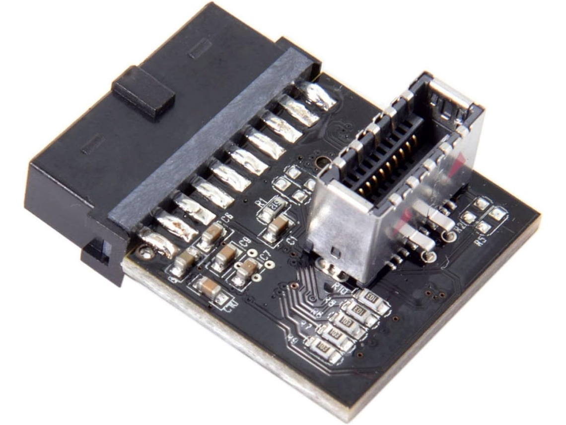 Compacto - Adaptador Usb 3.1 De 20 Pinos Para 3.0 19/20 Integração