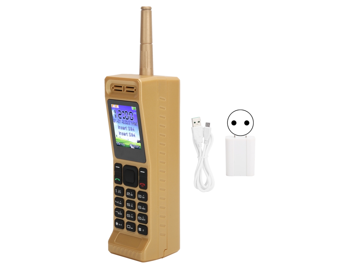 Laxiscreed Telefone Celular Dual-sim Para Idosos Com Teclado E Tela De 1,77 Polegadas