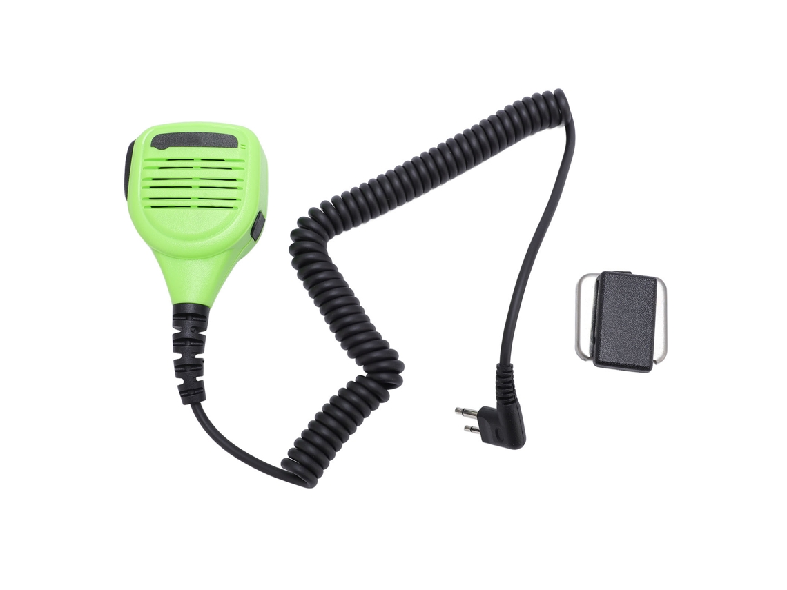 Micrófono Mali com Cancelamento de Ruído para Rádios XT600 XU2600 CP300 GP88S CT450 DTR650 Verde