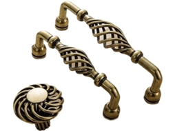 Conjunto De 2 Puxadores Vintage Em Bronze Antigo Para Armários, Gavetas E Portas De Guarda Roupas, Ideais Para Uso