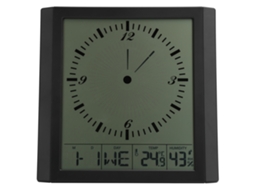 Relógio Parede Digital Alarme Temp E Umidade