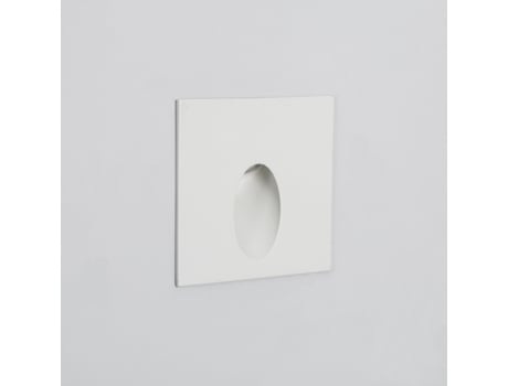 Aplique de Parede LEDKIA Led 2W Quadrada Branca Ellis (8 x 8 x 8,7 cm)
