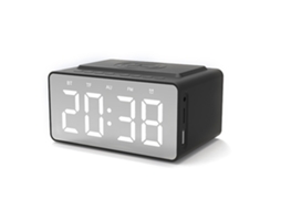 Altifalante Bluetooth Sem Fio LAXISCREED com Relógio e Alarme