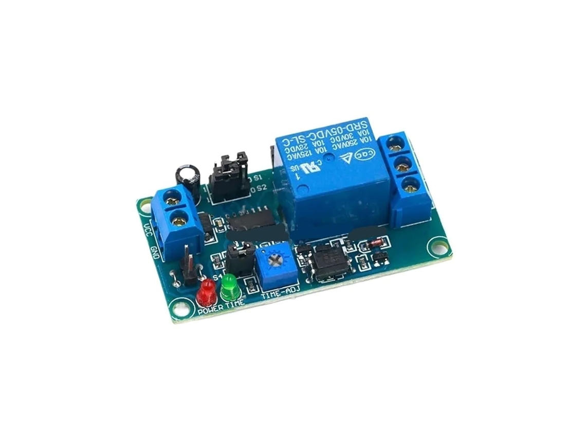 Módulo De Relé Temporização 12v Dc Retardo Abertura Normal