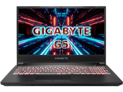 Portátil Gaming GIGABYTE G5 9RC45KC02CE101PT501 (Intel Core i5-10500H - NVIDIA GeForce RTX 3060 - RAM: 16 GB - 512 GB SSD PCIe - 15.6'')