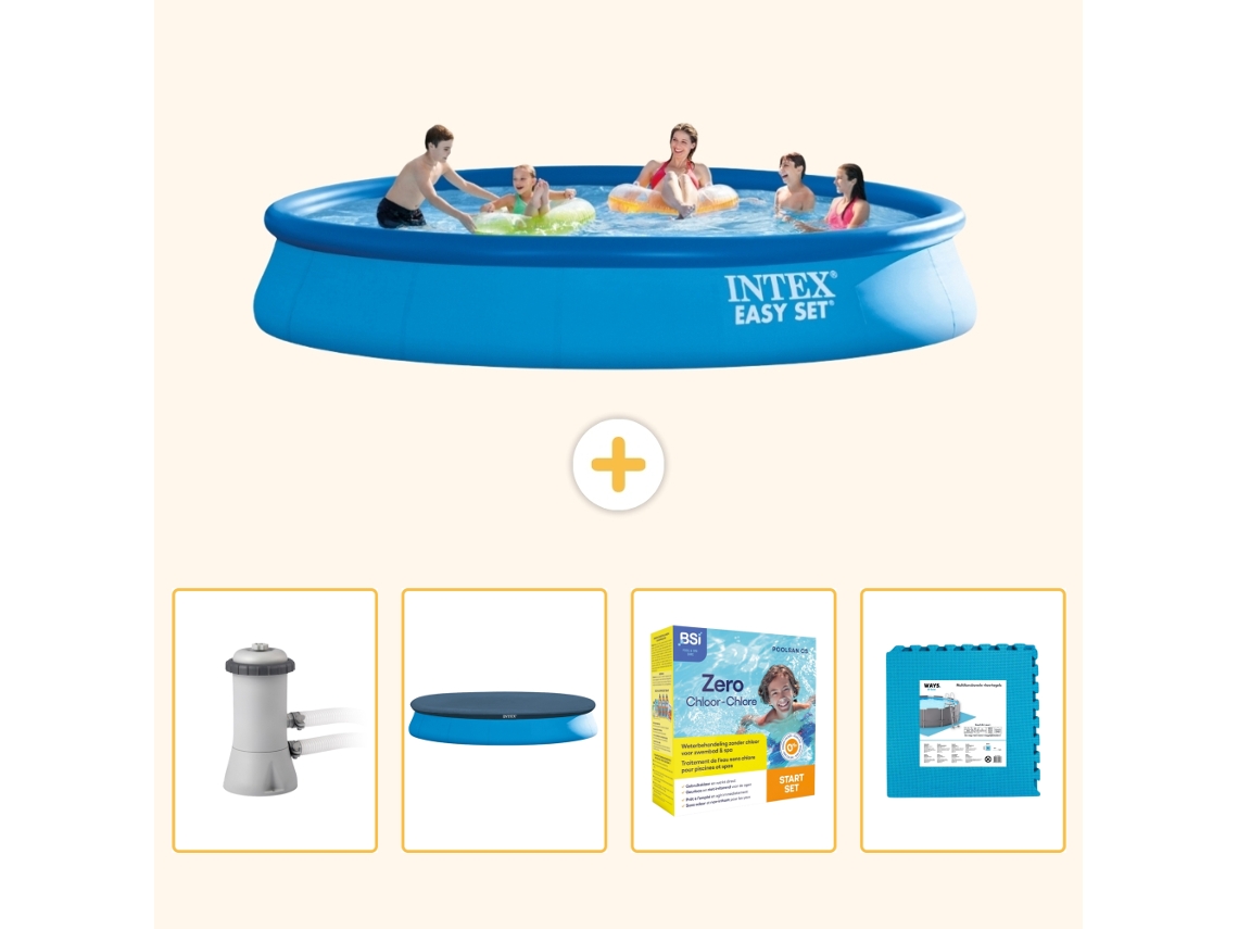Intex Piscina Easy Set Redonda - 457x84 Cm - 5-peças S276