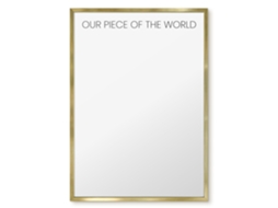 Magnetic Wall Board Our Piece Of The World For The Office Espelharte (50x70 Cm)