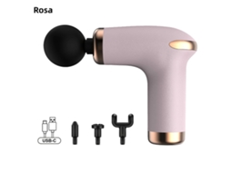 (rosa) Mini Massageador Usb Portátil Para Alívio Profundo Da Dor Muscular Nas Costas