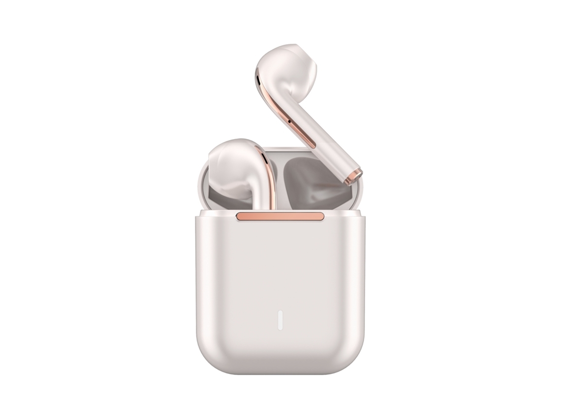 Auriculares Bluetooth True Wireless YDCY Ydcy J18 In Ear MicroAuriculares Noise Cancelling Autonomia 3 H Dourado