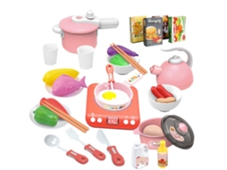 Mali conjunto de Brinquedo de Cozinha Elétrica com Fogão de Indução Simulado para Crianças