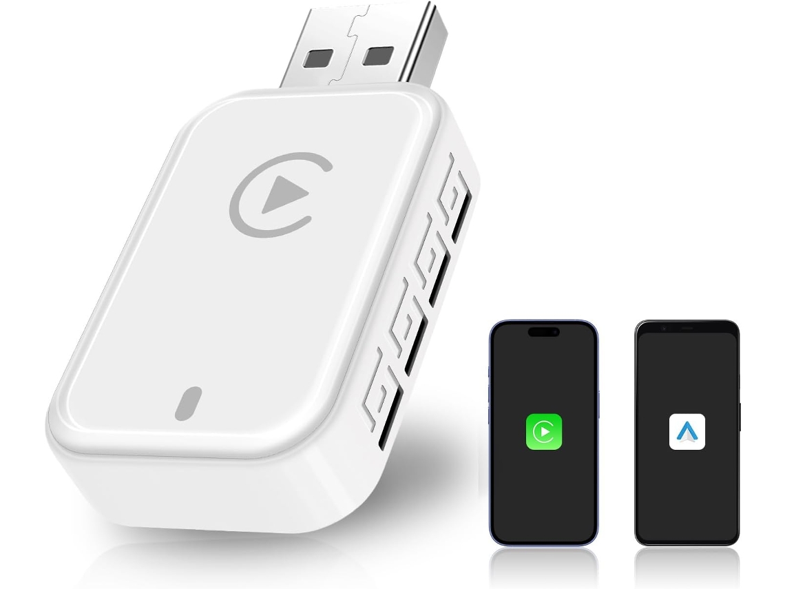 Adaptador 2 Em 1 Carplay Sem Fios E Android Automático