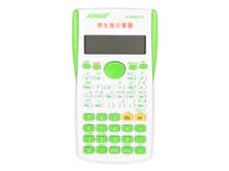 Calculadora Científica Estudantes Ensino Médio Fundamental Verde Bateria