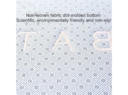 Tapete de Banho LUUCOZK Antiderrapantes Absorventes Secagem Rápida Banheiro Poliéster Azul (50x120cm)