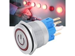 Interruptor Push button 2 Dc3 6v 22mm 6 Pinos