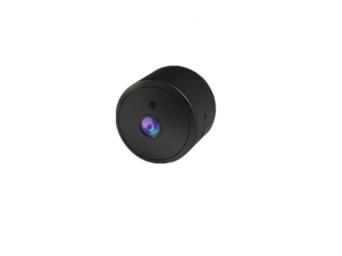 Mini Câmera Sem Fio Portátil Detecção Noturna e de Movimento para Uso Externopreto YIZHOOD