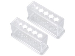 Suporte De Prateleira Para Tubos De Ensaio De Plástico De 6 Polegadas, Reutilizável E Lavável.