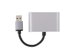 Conversor HURRISE Hdmi Vga Usb 3.0 para Adaptador de Computador Vgahdmi Hd 1080P para Windows 7/8/8.1/10